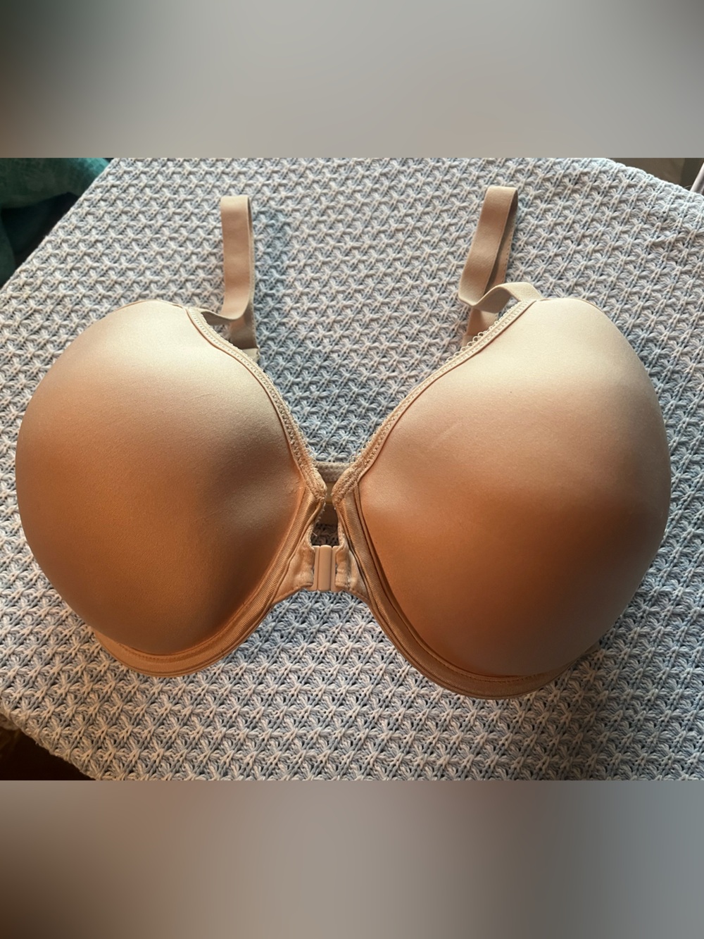 Wacoal Beige front close T-Shirt Bra 34DDD